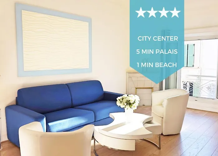 아파트 2-br Center Near Croisette & Palais *